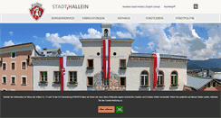 Desktop Screenshot of hallein.gv.at
