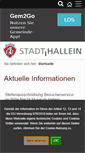 Mobile Screenshot of hallein.gv.at